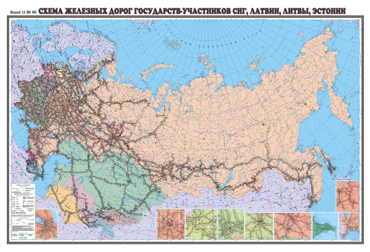 Карта российских автодорог