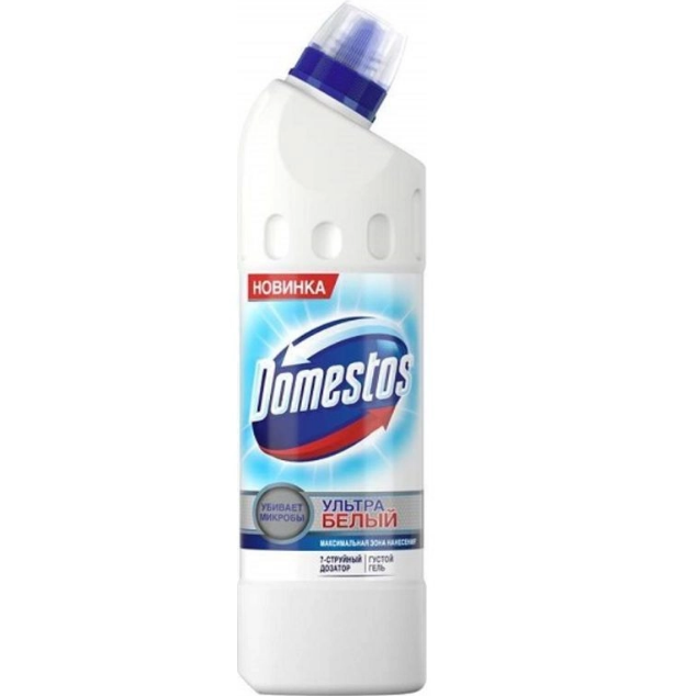 Гель для чистки сантехники Domestos "Белоснежный", 750мл