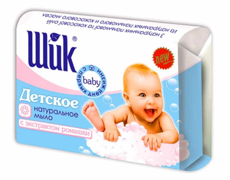 Туалетное мыло Шик "Детское" ромашка, 70гр,