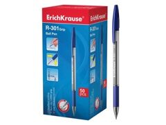 Ручка шариковая, ERICH KRAUSE, Grip R-301, 1,0 мм, синяя