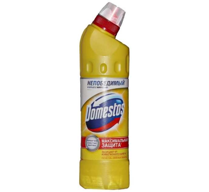 Гель для чистки сантехники Domestos "Лимонная свежесть", 500мл