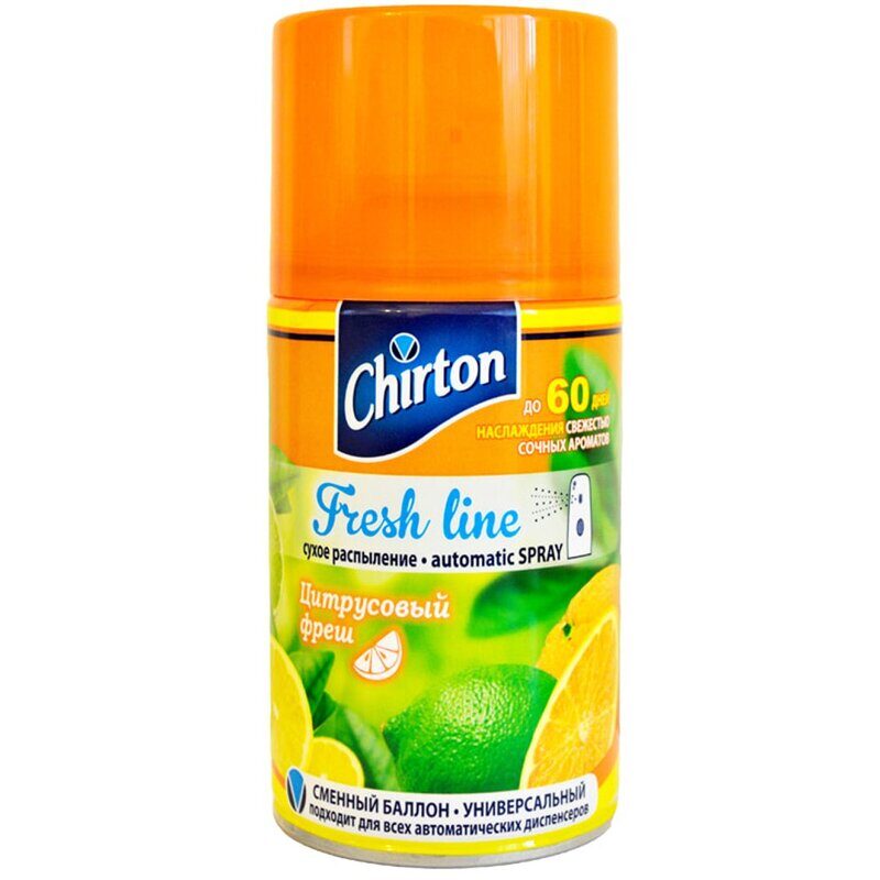 Сменный баллон Chirton "Fresh Line, Цитрусовый фреш", 250мл