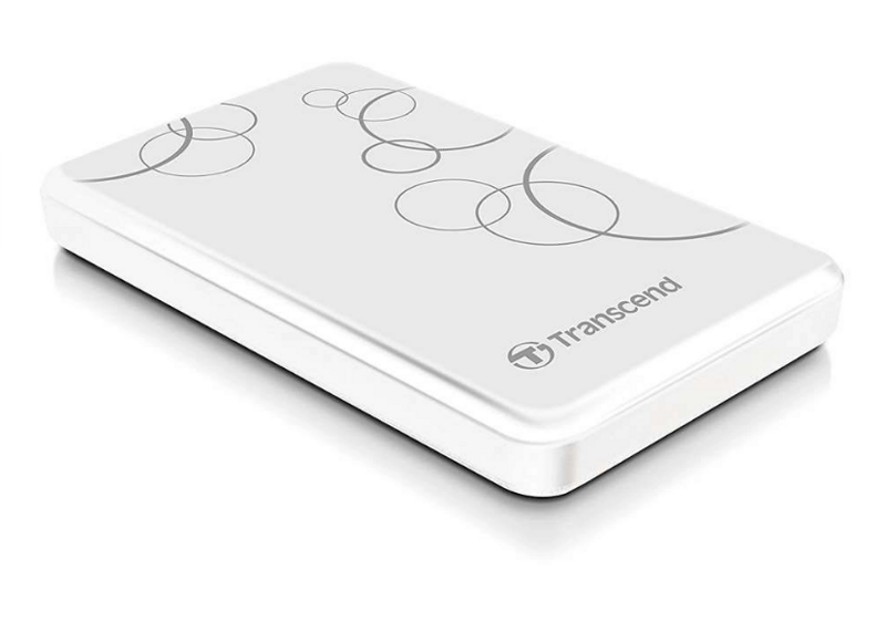 Внешний жесткий диск Transcend  1TB, белый